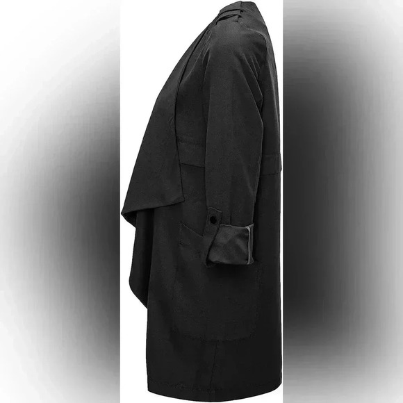 ❤️2/$40❤️Vero Moda Denim VMFAY  SERENA 3/4 Open Front Jacket- UK XS - Picture 2 of 11